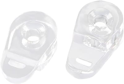 Set van 20 glazen clips voor glazen planken, spiegelclips en plastic houderclips voor 3-4 mm dik glas