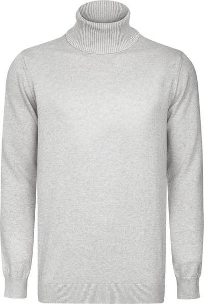 Felix Hardy Coltrui - Trui - Sweater %100 Katoen Heren Grijs - 2Xl
