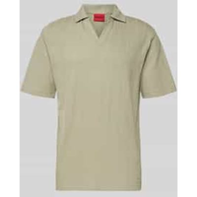 relaxed fit poloshirt met structuurpatroon model 'DALIBO'