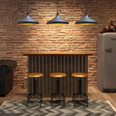 Industriële Vintage Hanglamp Metaal | Verstelbare E27 Design Lampen - Zwart