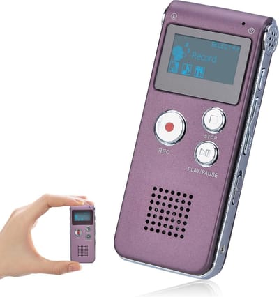 Lexium Afluisterapparatuur - Afluisterapparatuur op afstand - Afluisterapparatuur spy - Voice Recorder - Dictafoon