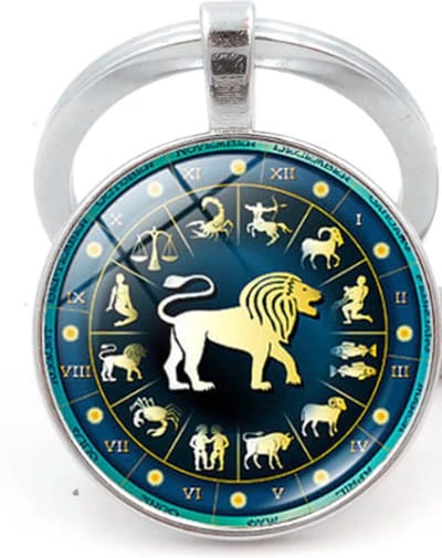 Leeuw sterrenbeeld sleutelhanger -horoscoop-sterrenbeeld-astrologie-gift-geschenk