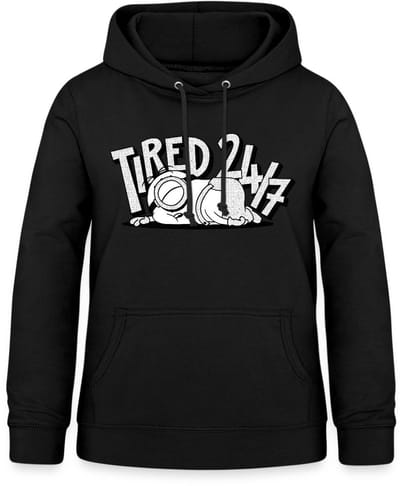 Minions Stuart Tired 24/7 Hoodie Dames