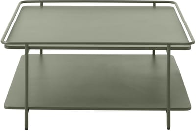 Giga Living Salontafel Yuba - Groen Metaal - 75x75x34,3cm