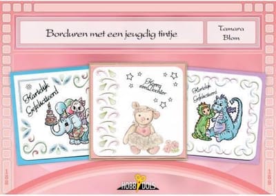 Hobbydols 188  - Borduren met een jeugdig tintje