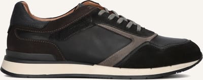 STEFANO LAURAN Sl124h610 Sneakers - Leer - Heren - Zwart - Maat 42