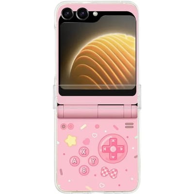 Voor Samsung Galaxy Z Flip 3 4 5 Telefoonhoesjes Schattige Cartoon Hard Kristal Plastic PC Achterkant Hoesje Voor Samsung Z Flip5 ZFlip5 For Z Flip 5 black