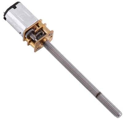 Dailygoody - DC 12V Reductiemotor - Micro Elektrische Motor - Compact en Krachtig - Rood - Voor Mobiele Robots - Ideaal voor Smart Cars Projecten