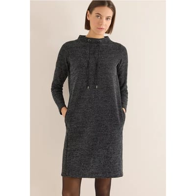 Peper en zout look jurk