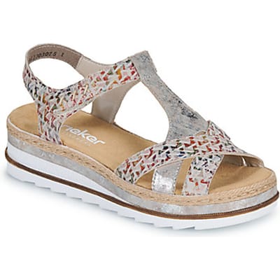 Sandalen met sleehak Rieker V7919-91
