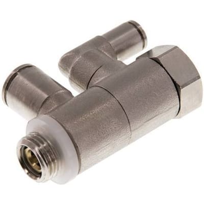 8mm & G1/4'' Indirect Gestuurde Vernikkeld Messing Terugslagklep Buitendraad Insteekkoppeling 0.5-10 bar