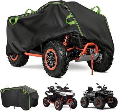 Quad Afdekzeil - Voertuigbeschermer - Winterklaar Maken - Ultra Waterdicht - XXXL - Zwart