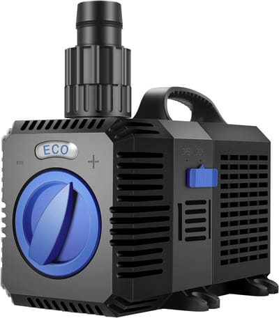 Vijverpomp 4500 L/u energiezuinige waterpomp met regelbare flow 30W opvoerhoogte 5 meter