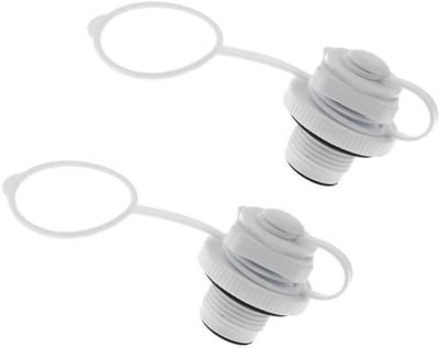 Luchtklep Doppen - Ventiel Schroef - Opblaasbare Botten - Eenrichtingsventilatie - 2.2 cm Diameter - Wit