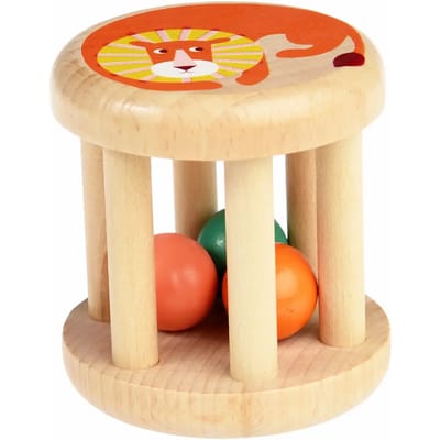 Houten babyrammelaar Rex London Wild Wonders