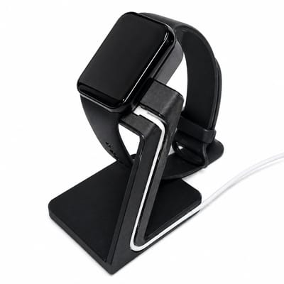 Oplaadstation Geschikt voor Xiaomi Smart Band 9 Pro en Smart Band 10 – Magnetische Oplader Houder – Bureau en Nachtkast Stand – Kabelmanagement Organizer – Zwart