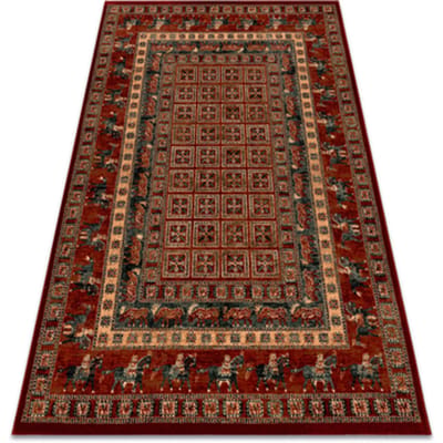 Kleden Rugsx Wollen tapijt KASHQAI 4301 300 oosters, kader 67x130 cm