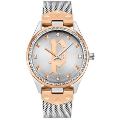 Police Grijs RVS Horloge Met Quartz Mechanisme En Mineralen Glas