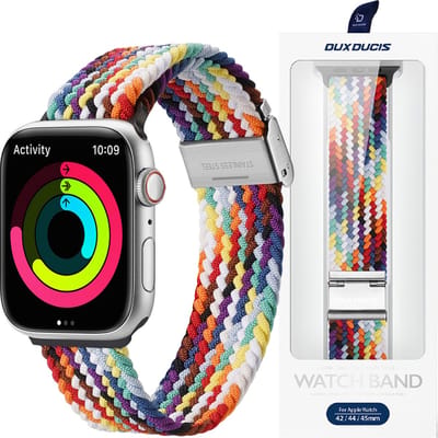 Dux Ducis - Mixture II Version - Apple Watch 1 / 2 / 3 / 4 / 5 / 6 / 7 / 8 / SE / SE 2 / Ultra (42 mm / 44 mm / 45 mm / 49 mm) - Rainbow