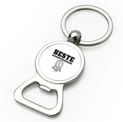 Akyol - beste accountmanager flesopener - Beste accountmanager - collega - welkom - afscheid - 9 bij 3 cm