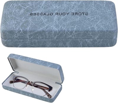 Brilcase hardcase - PU leder - beschermende hoes - ideaal voor zonnebrillen - ShopVlot