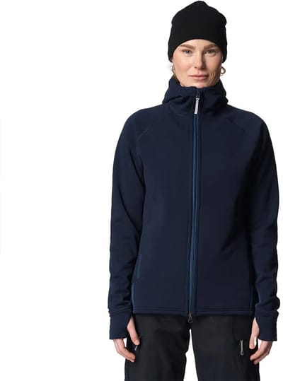 Houdini Power Hoodie Blauw S Vrouw
