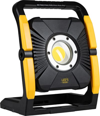 LED's Work Werklamp op accu - Werkt op accu's van Makita, DeWalt, Milwaukee, Bosch, Metabo - 5000 lm - Bouwlamp - Bouwlampen - Bouw lamp