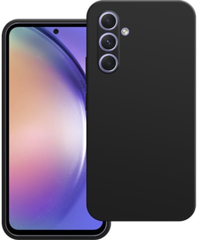 Just in Case hoesje geschikt voor Samsung Galaxy A54 Hoesje - Color Backcover - Zwart