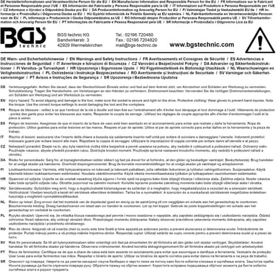 BGS Dopsleuteldop Gear Lock - 1/4 - 5,5 mm