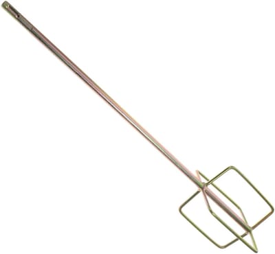 Verf Mixer Boor - Mengstaaf Cement - Materiaalmengen Klussen - Stabiel Duurzaam Ontwerp - 49x11.5x11.5cm - Goud