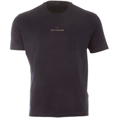 Paul & Shark Lightweight Cotton Jersey T-Shirt Donker Blauw / male