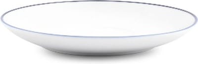 BonBistro Schotel 14,5cm blue rim Basic White (Set van 6)