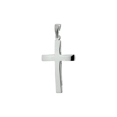 hanger kruis zilver wit 1005031
