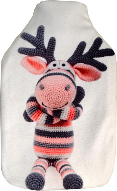 Vagabond Warmwaterkruik - 2 Liter - Natuurrubber - Cuddlesoft Moose