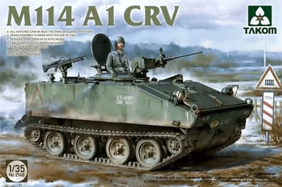 Takom Modelbouwpakket Militaire voertuigen - 2148 M114-A1 CRV Plastic - 1:35 - Modelbouw