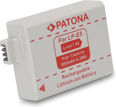 LP-E5 LPE5 Patona (A-Merk) batterij/accu voor Canon