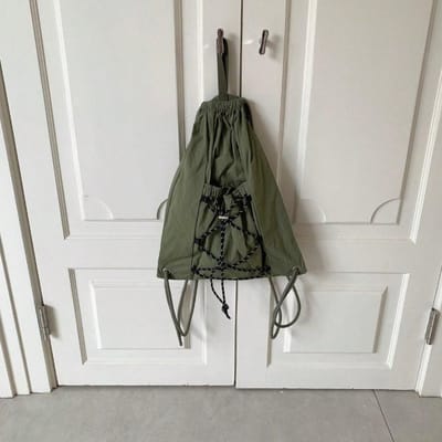 Sac à dos léger en nylon à grande capacité, Petit sac à dos d'alpinisme pour hommes et femmes, Sac à dos japonais et coréen de grande valeur military green multicolore