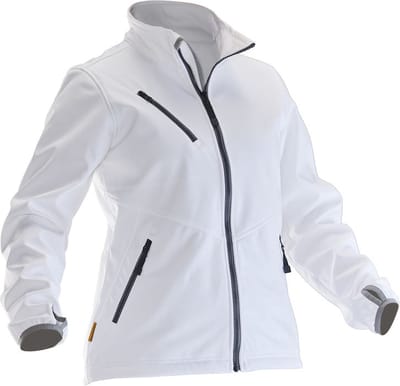 Jobman Softshell Jas Dames Wit - Maat S