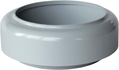 INEFA Transition piece trap pipe discharge plastics Grey DN 100