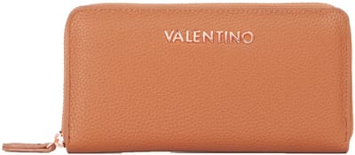 VALENTINO Portemonnee Scarlett Re Zip Around Wallet Cuoio Lichtbruin