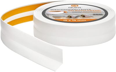 Flexibele Zelfklevende Plint PVC 15x15mm voor Keuken en Badkamer - Waterdicht en Buigbaar