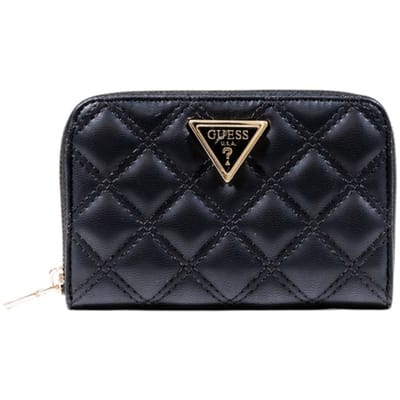 GUESS portemonnee Giully II SLG Medium Zip Around Wallet Black zwart