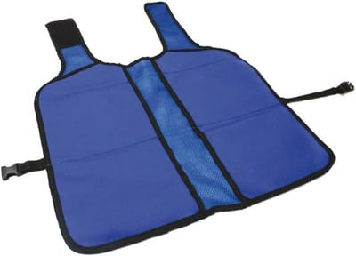 Honden Koelkap - Verkoelende Hond - Hitte Verminderen - Met Koelgel - 74 x 53 cm - Blauw