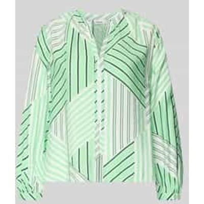 Vloeiende Viscose Blouse met Plissé en All-Over Print Dames s.Oliver