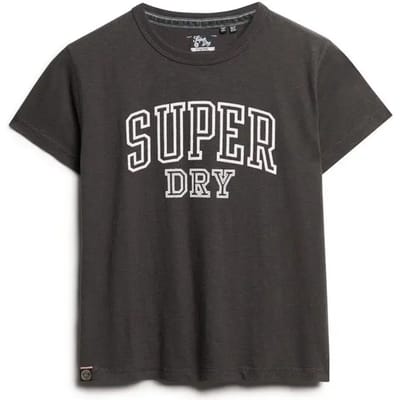 Superdry - Athletic Essentials T-shirt met print en aansluitende pasvorm - Dames - T-shirts