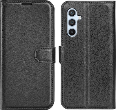 Coverup Hoesje - Geschikt voor Samsung Galaxy A54 Hoesje - Coverup Book Case - Zwart