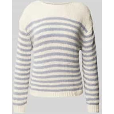 Comfort fit gebreide pullover van katoenmix