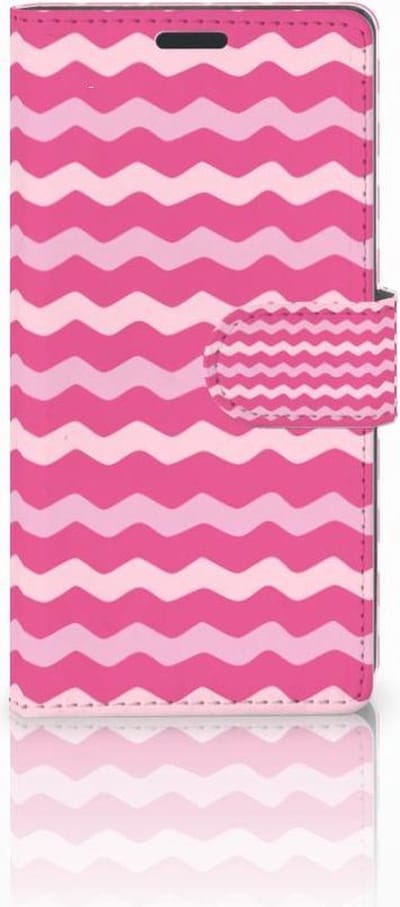 Sony Xperia Z3 Telefoon Hoesje Waves Pink