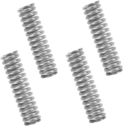 Drukveren Roestvrij Staal - Compressieveren Set - Mechanische Toepassingen - Hoge Elasticiteit 30kg - 60 mm Lengte - Zilverkleurig