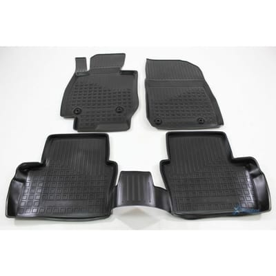 Tapis De Sol En Caoutchouc 3D - J&amp;J AUTOMOTIVE - Mazda CX-5 2012-2017 - Noir - Sur Mesure - Antidérapant